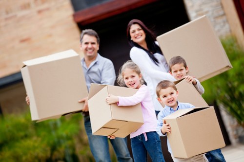 Furniture protection and removal preparation for Canary Wharf residents