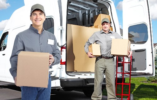 Booking confirmation and payment details for a removals service