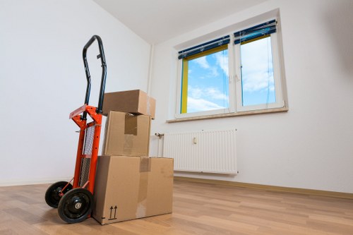 Packing and transport support for local removals