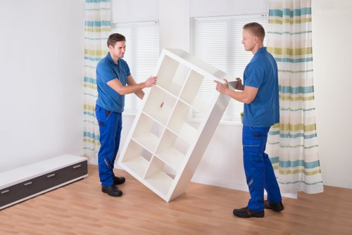 Packing and furniture protection for a flat move in Canary Wharf